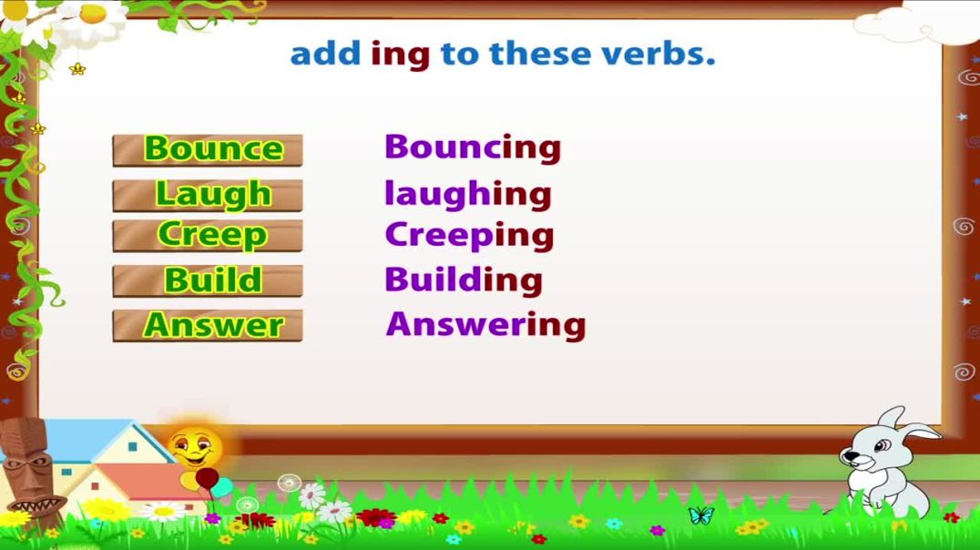 ⁣Learn Grade 3 - English Grammar - Verbs and Adverb